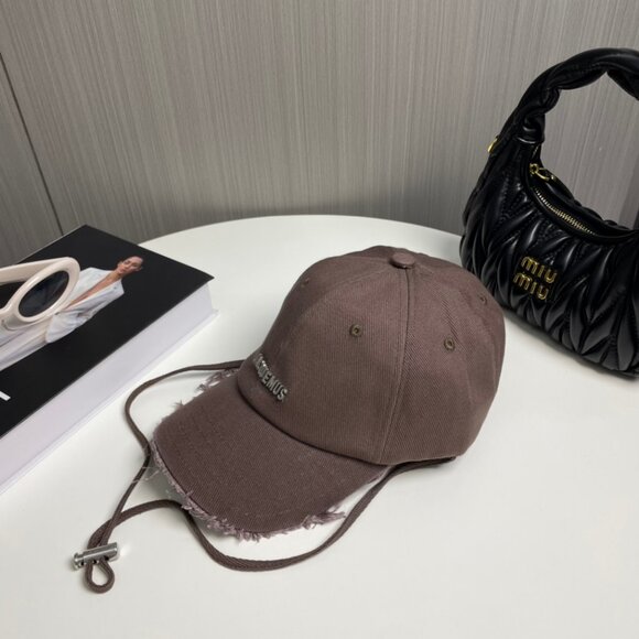 Jacquemus brown casual baseball cap main image 3